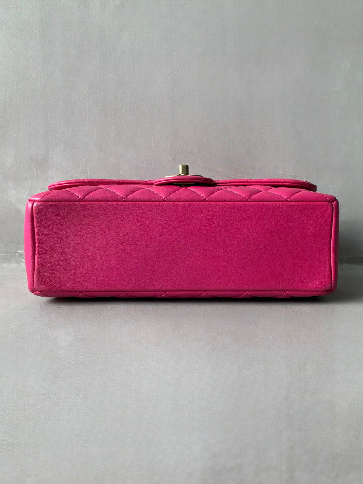 Chanel Classic Single Flap Medium Pink Lambskin Bag