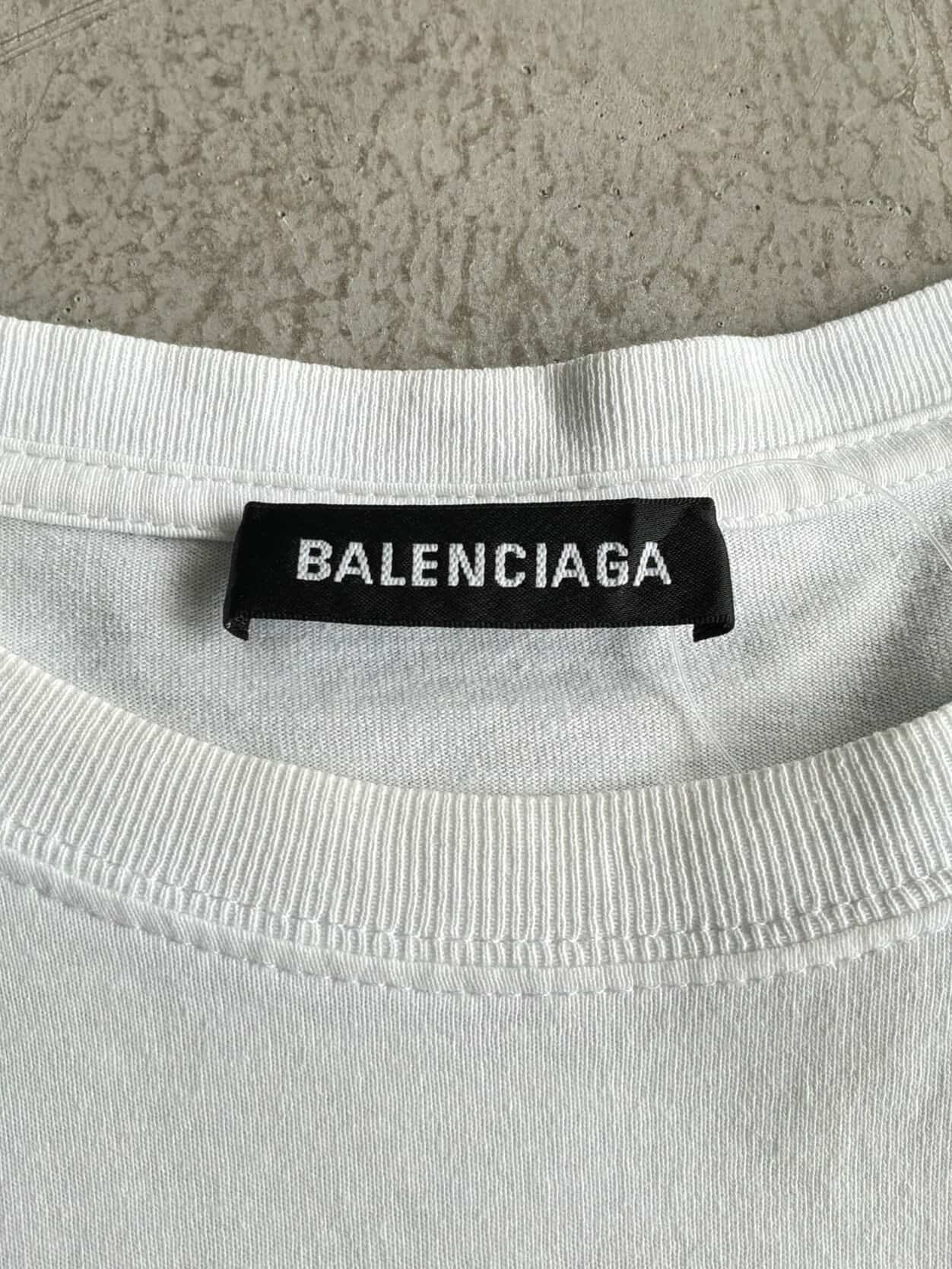 Balenciaga Flower  Script Tee