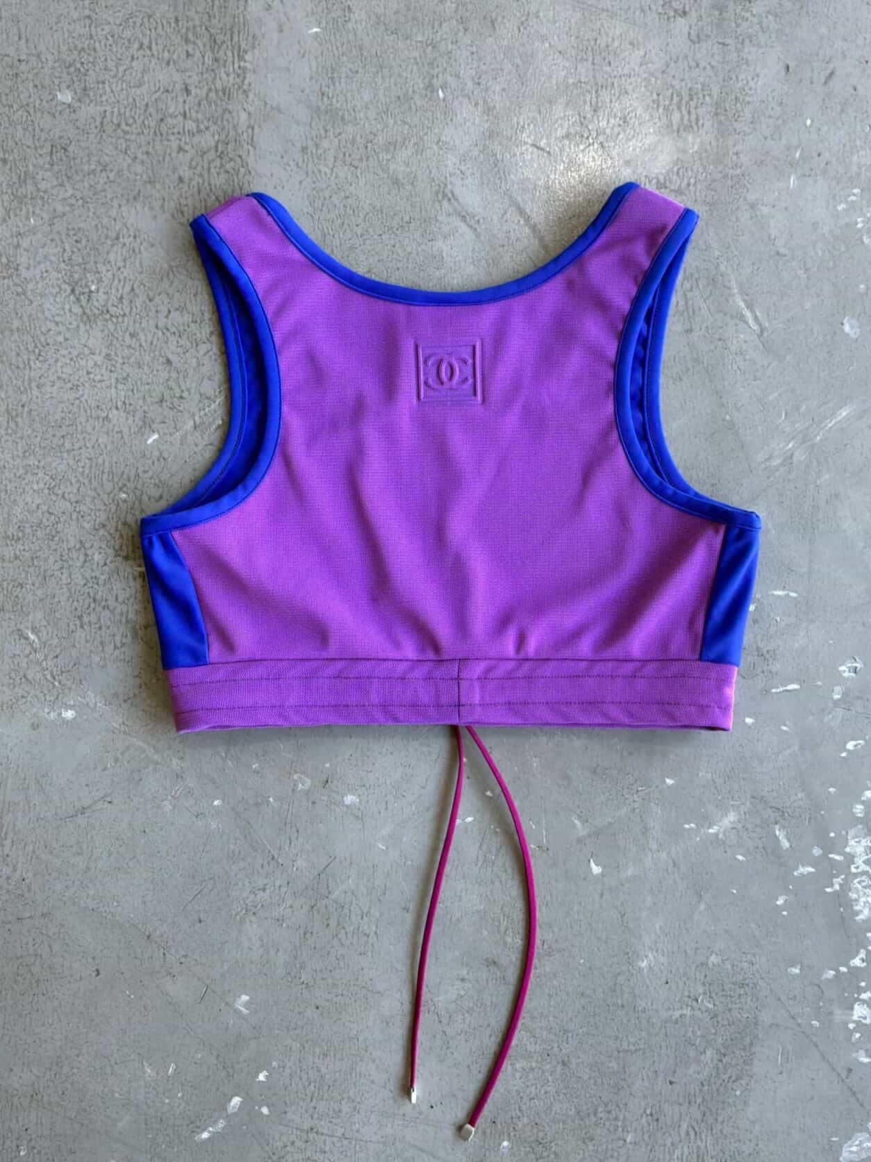 Chanel Sportsline Swim Top