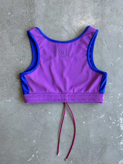 Chanel Sportsline Swim Top