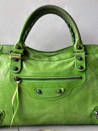 Balenciaga Classic City Avocado Lambskin Bag