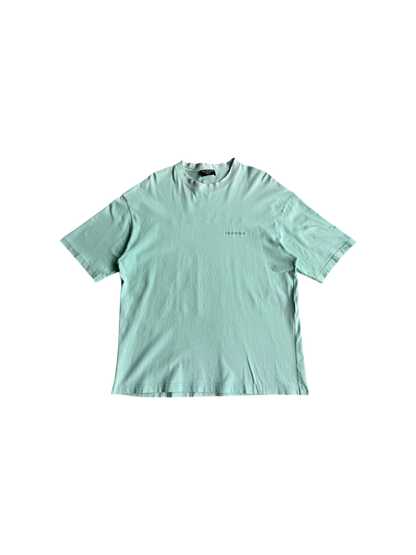 Balenciaga Mint Spellout Logo Shirt