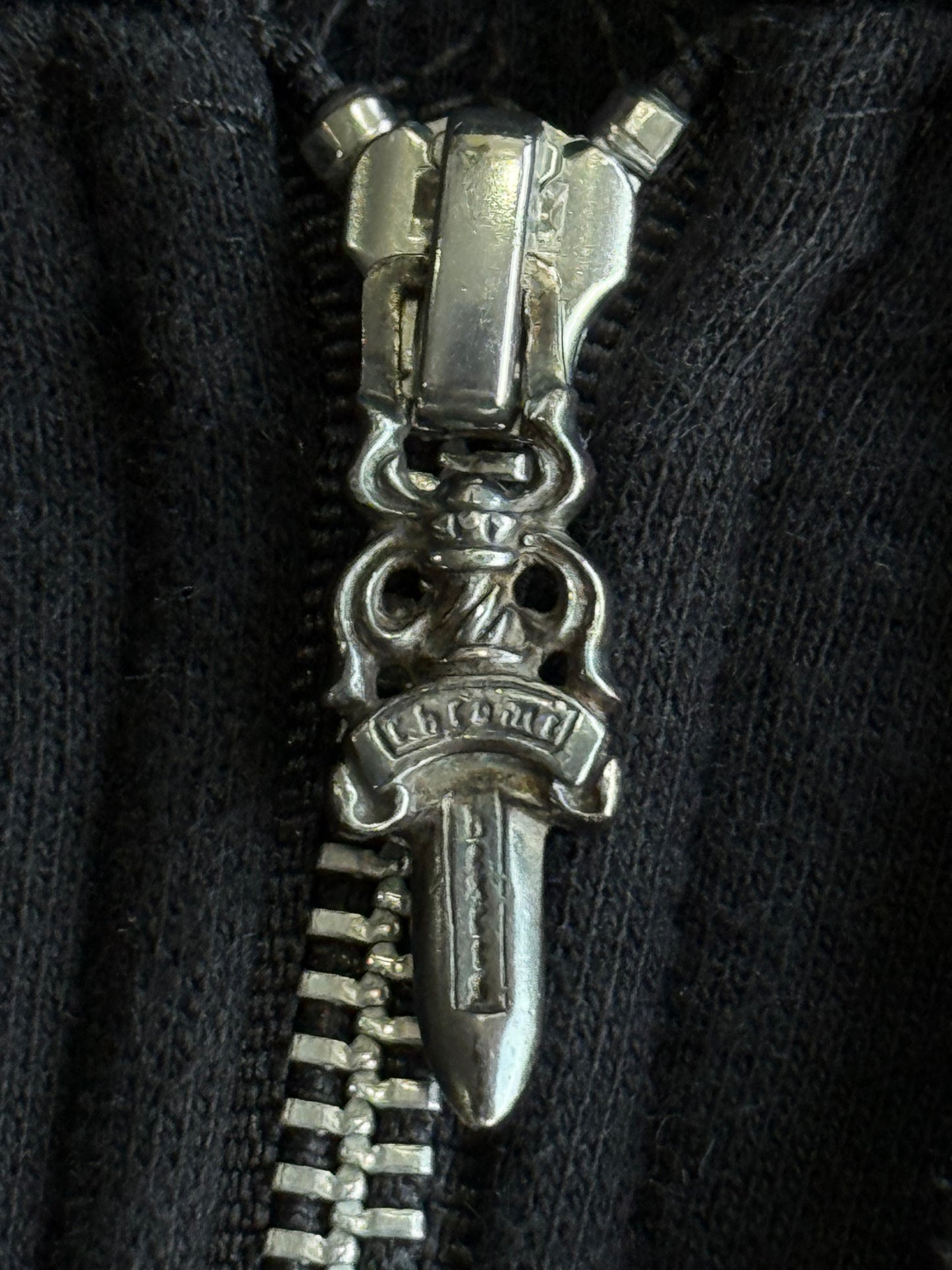 Chrome Hearts ‘Floral Plus’ Thermal Zip Hoodie