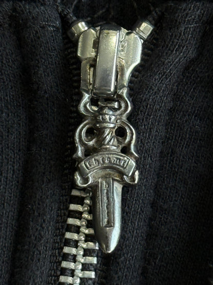 Chrome Hearts ‘Floral Plus’ Thermal Zip Hoodie