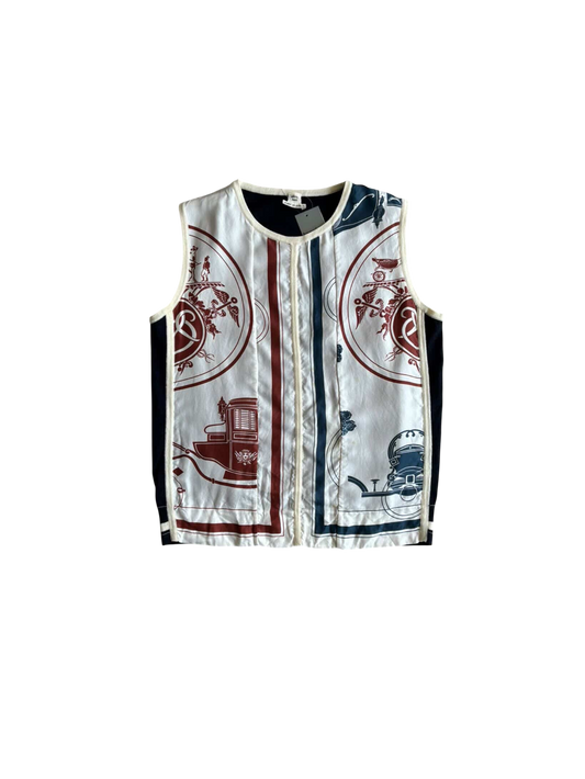Hermes Margiela Era Silk/Cashmere Top