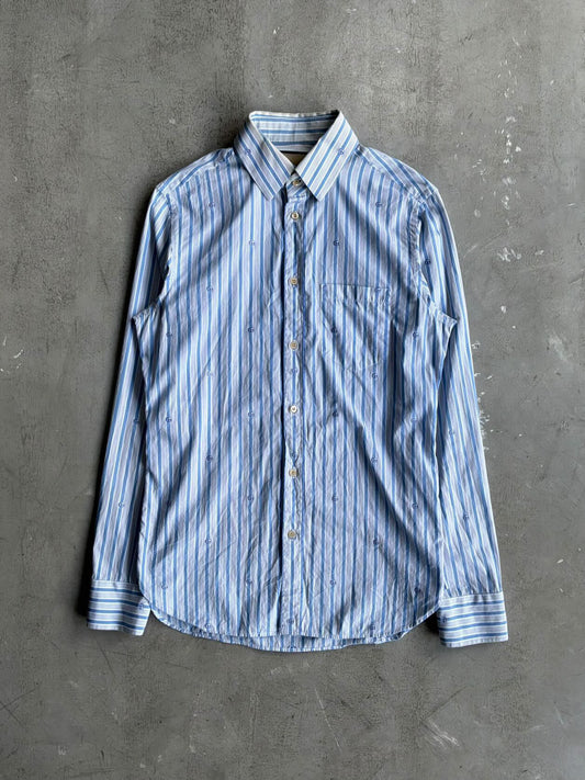 Gucci All Over Print Pinstripe Shirt