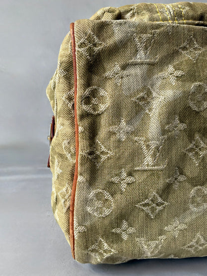 Louis Vuitton x Murakami Monogramouflage Denim Jasmin Bag
