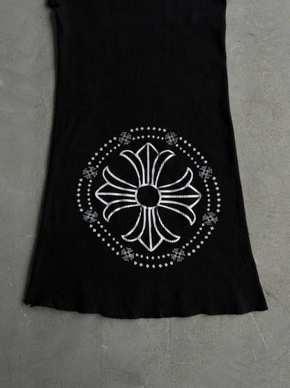 Chrome Hearts Cross Badge Thermal Tank Top