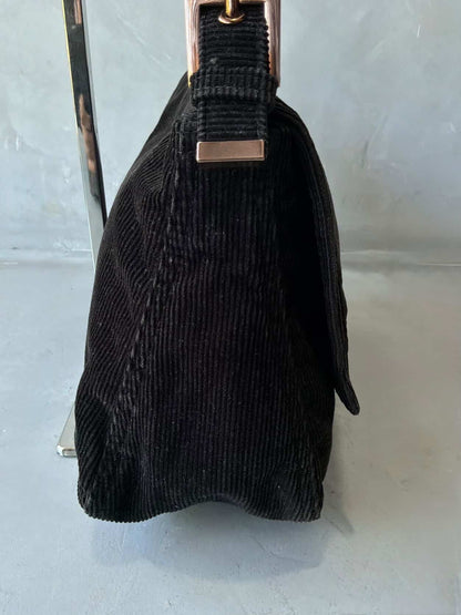 2000’s Fendi Curdoroy Copper Mamma Baguette Bag