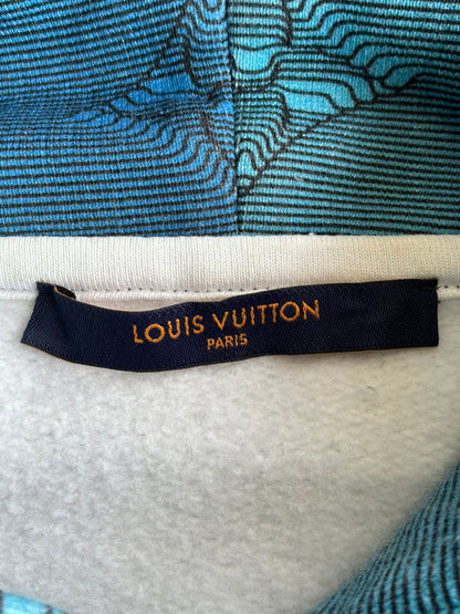 Louis Vuitton 2054 Blue Monogram Hoodie