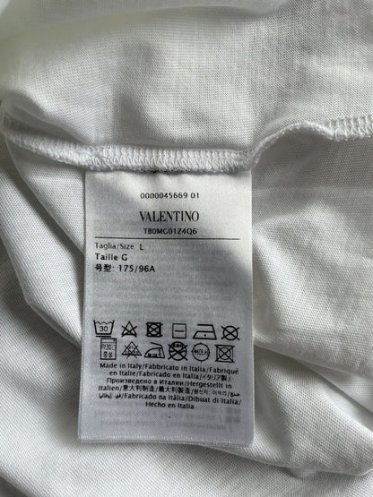 Valentino Neon Logo White Tee