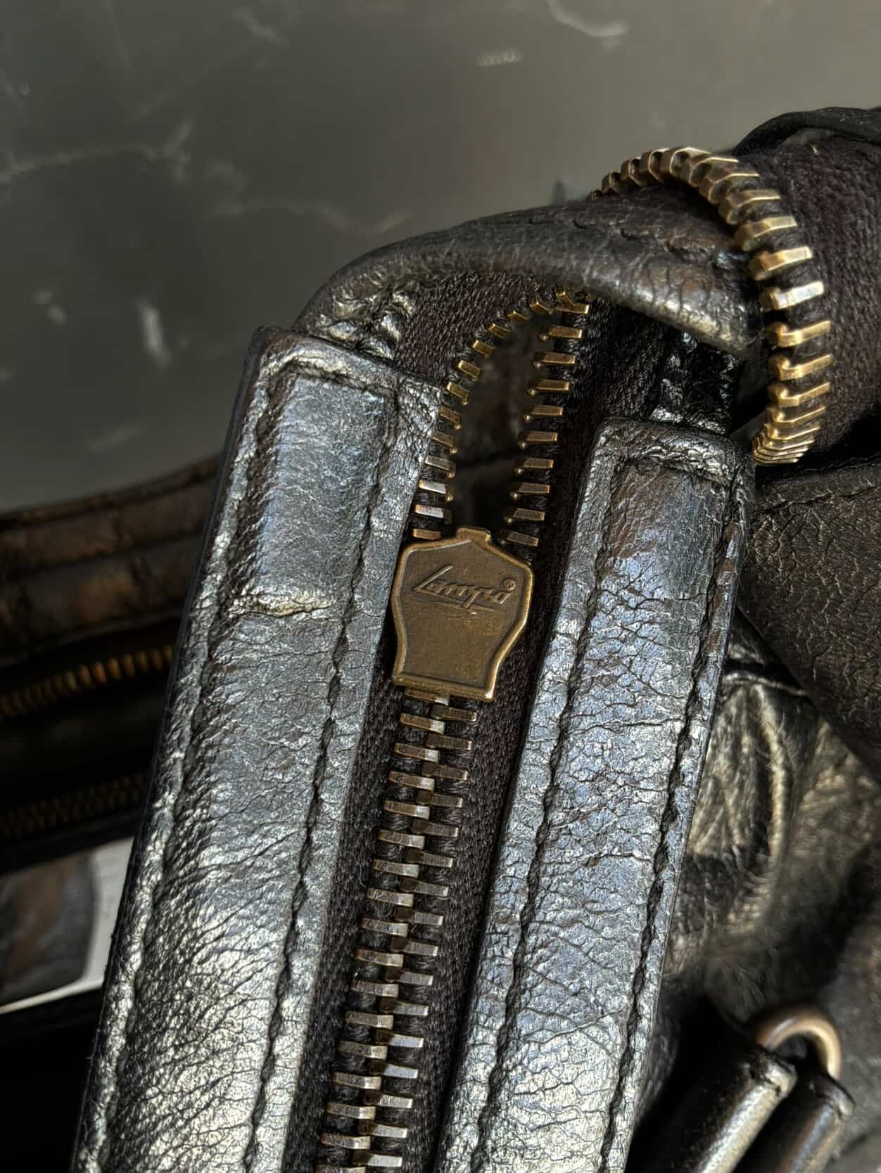 Balenciaga Classic City Black On Brass