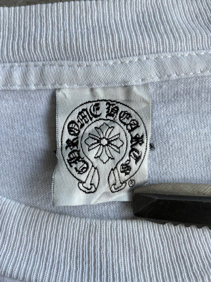 90s Chrome Hearts Flame Sleeves Spine Cross Longsleeves