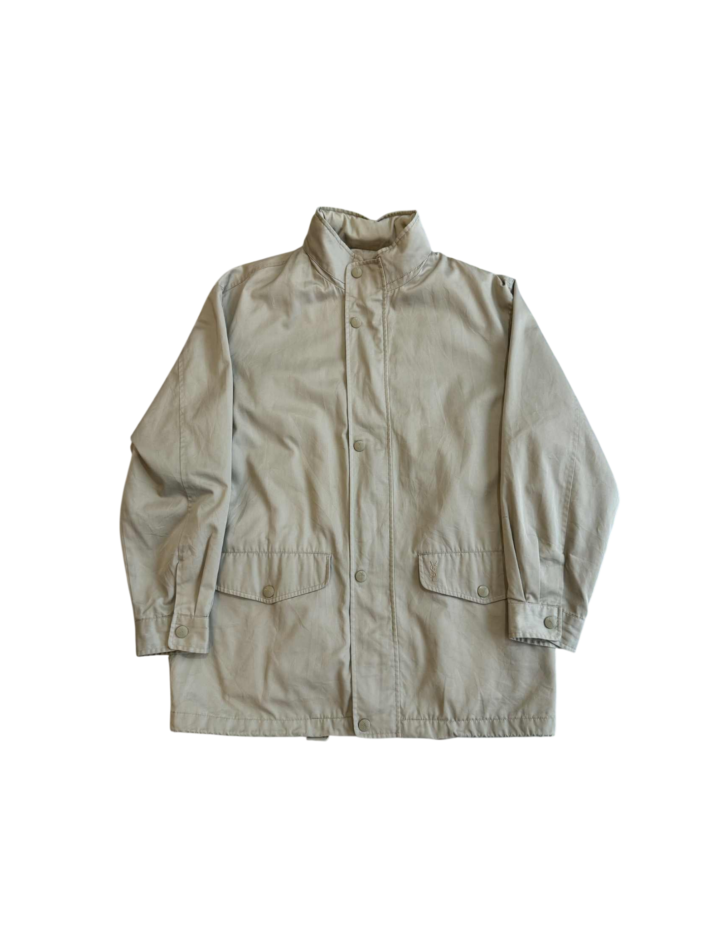 Ysl Pour Home Vintage Big Logo Jacket