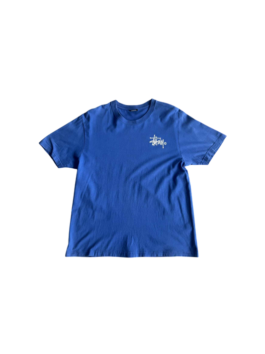 Stussy Big Logo Blue Tee
