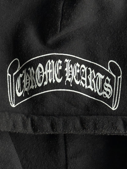 Vintage Chrome Hearts Scroll Logo Hoodie