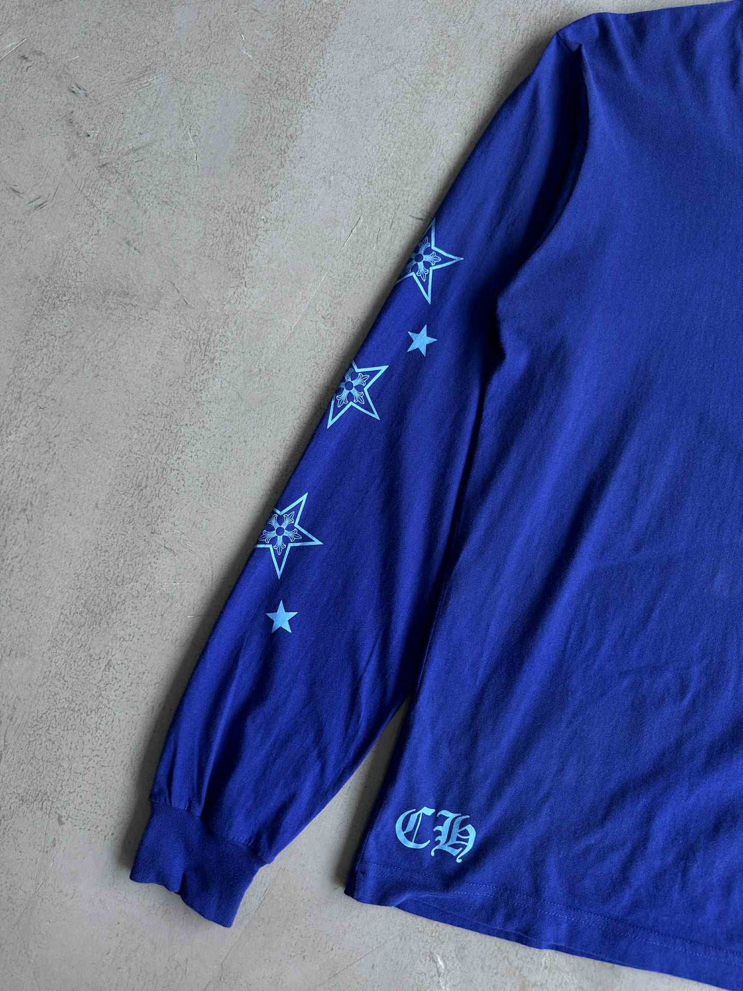Chrome Hearts Star Longsleeve in Blue