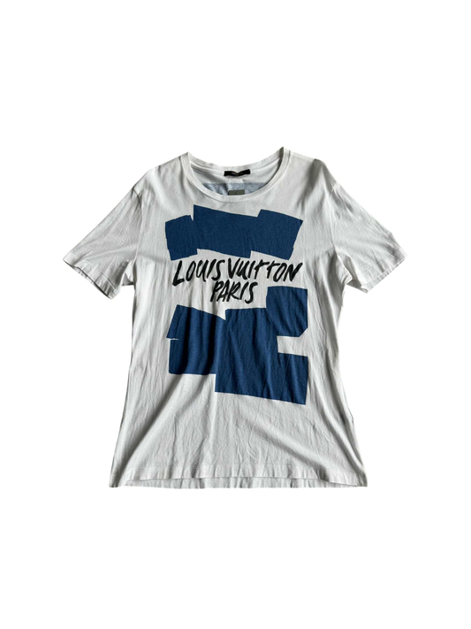 Louis Vuitton Graffiti Logo Short Sleeve Tee
