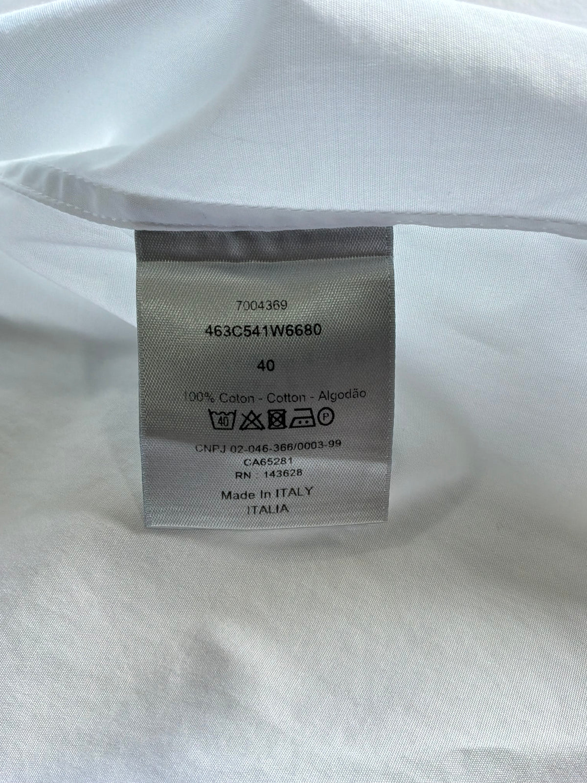 Dior Cursive Neck Script Longsleeves Shirt