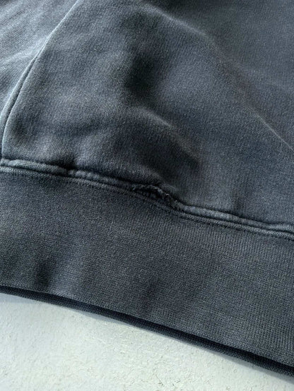 Vintage Chrome Hearts Tonal Cross Thermal Zip Hoodie