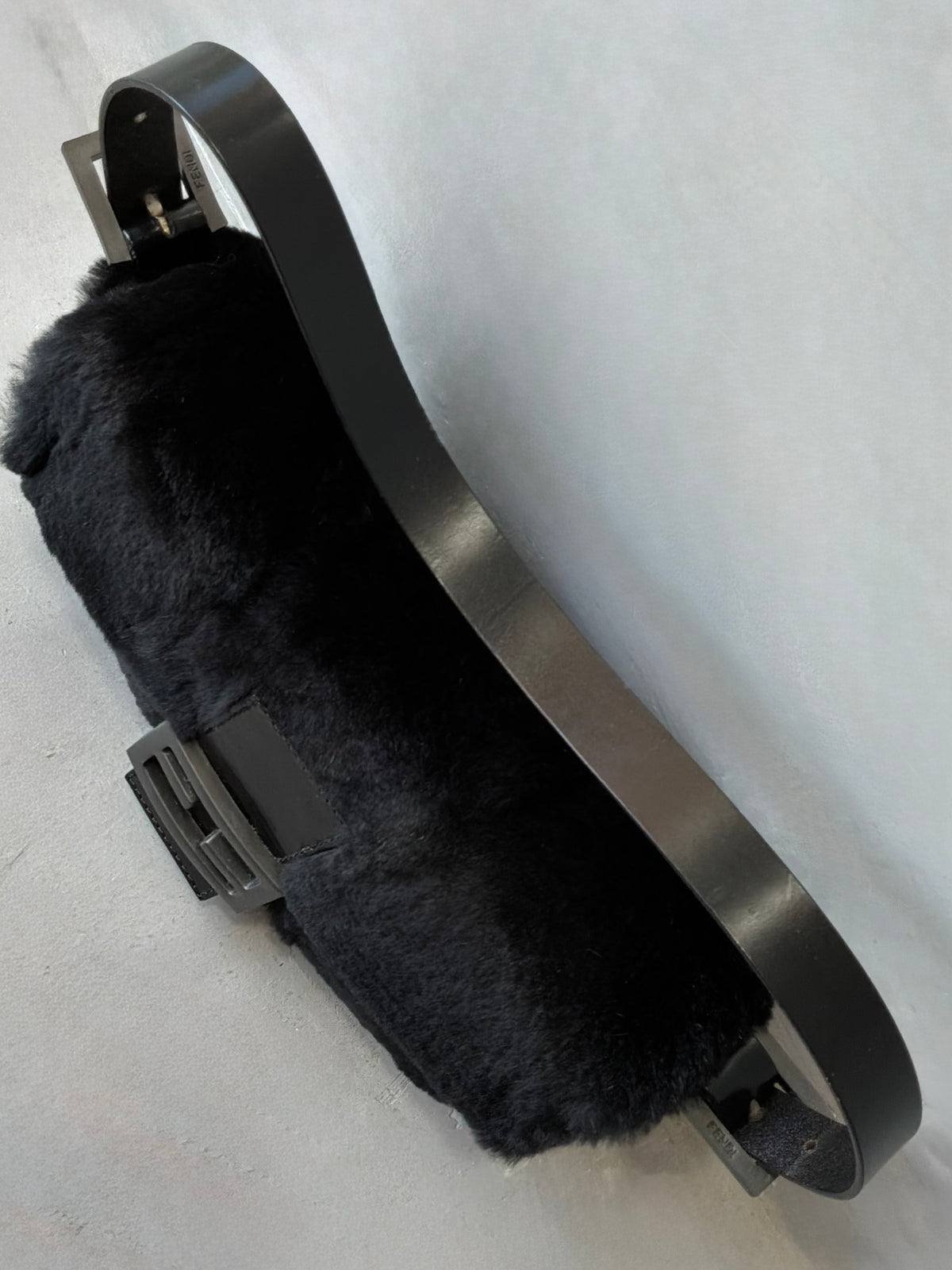Fendi Rabbit Fur Baguette Bag