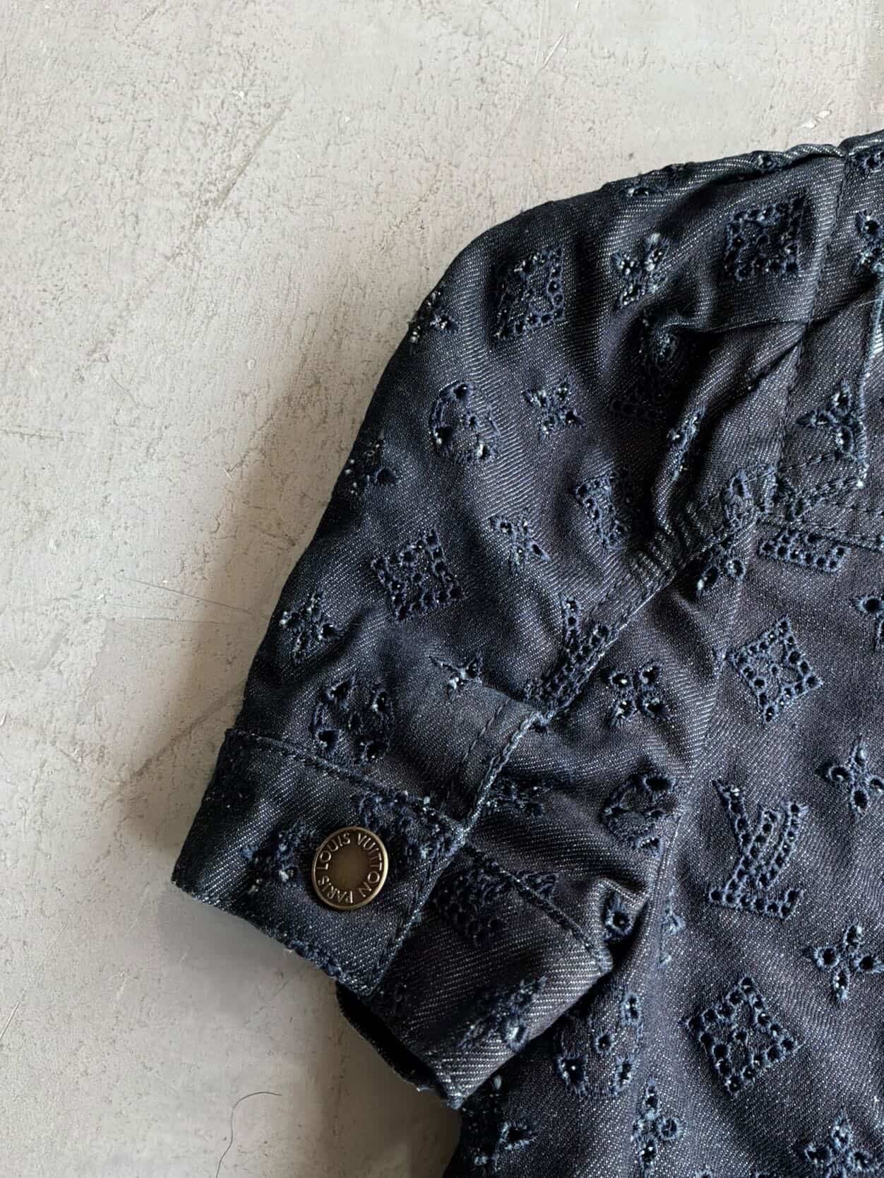 2010 Louis Vuitton Womens Denim Monogram Tops