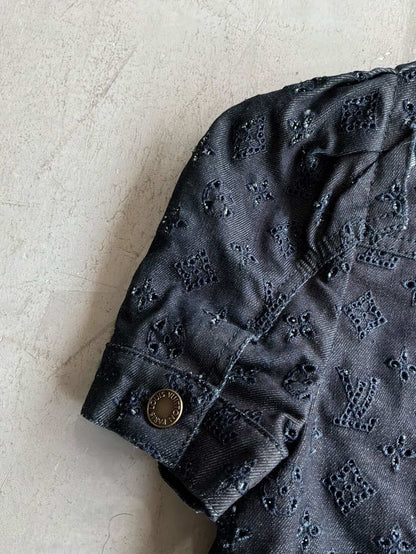 2010 Louis Vuitton Womens Denim Monogram Tops