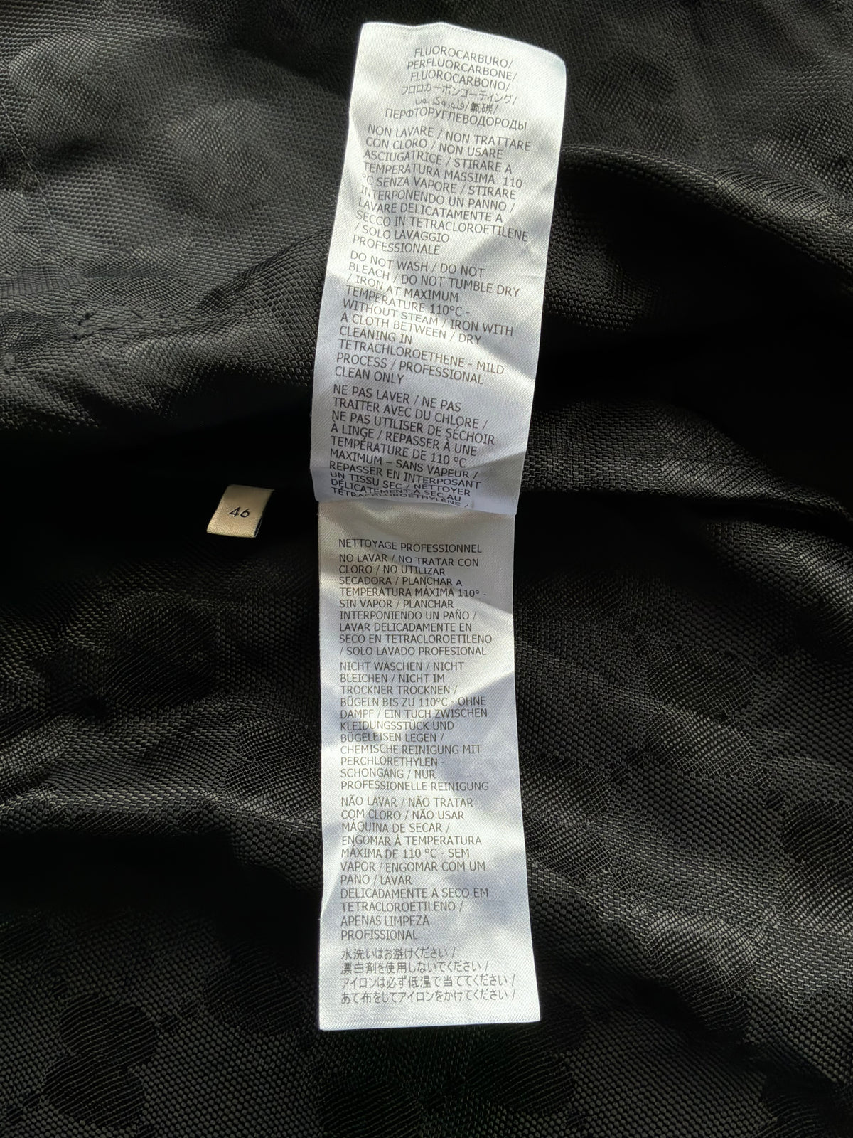 Gucci GG Black Monogram Windbreaker