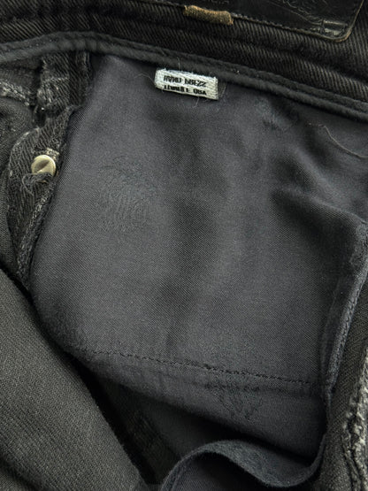 Vintage Chrome Hearts ‘Fleur Knee’ Flare Pants