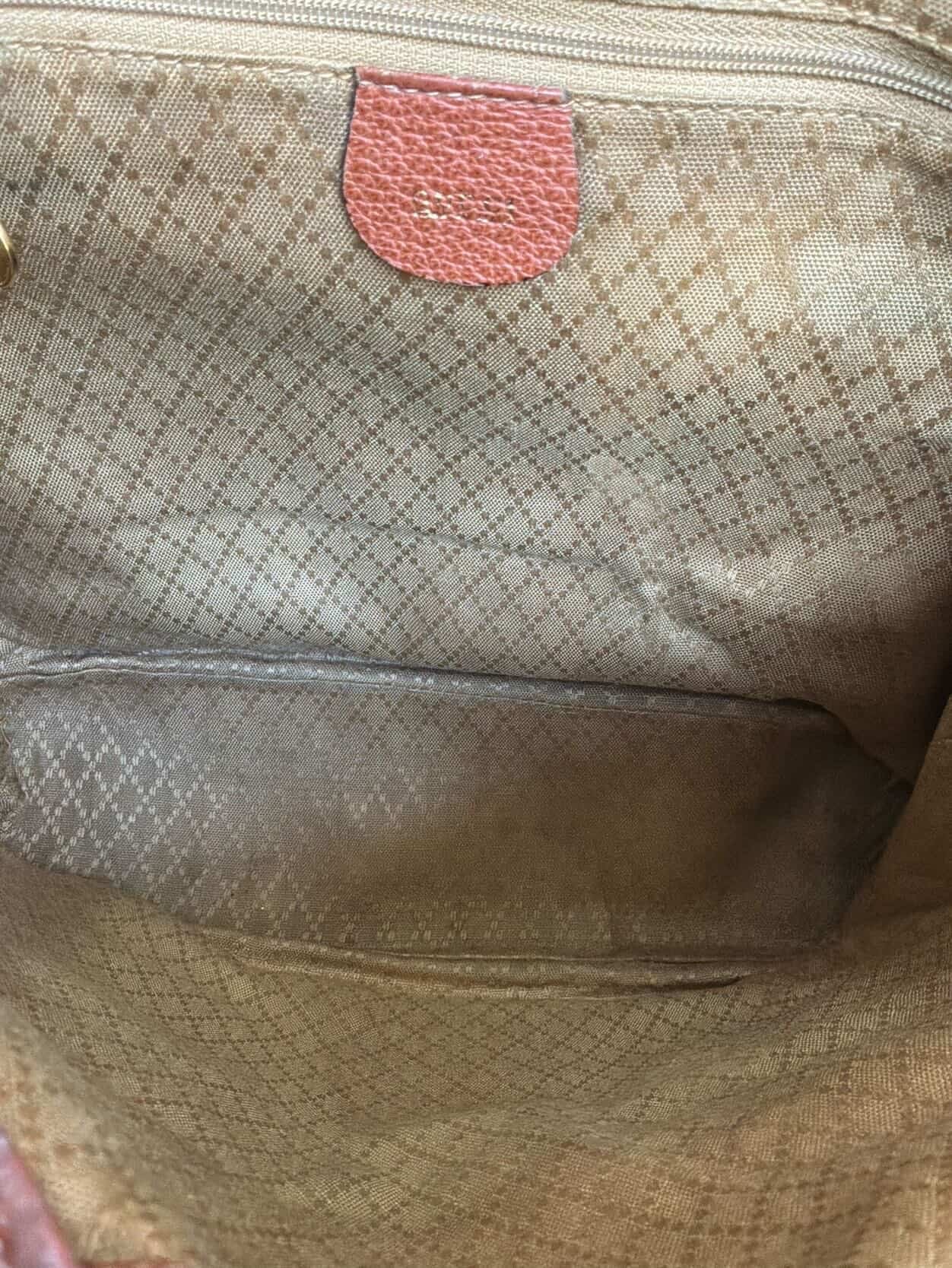 2000’s Gucci Suede Bamboo Backpack