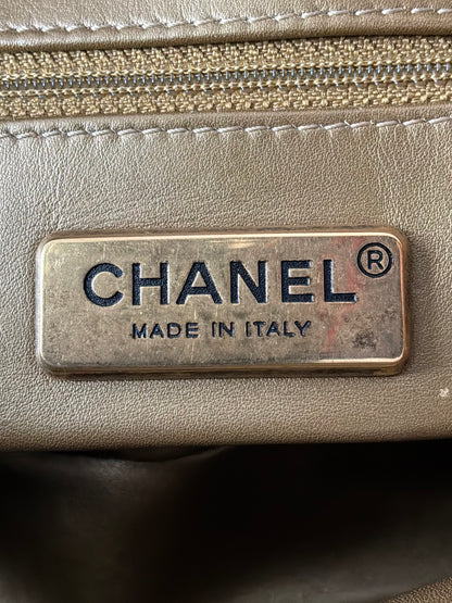 Chanel Gold Python Shiva Flap Bag