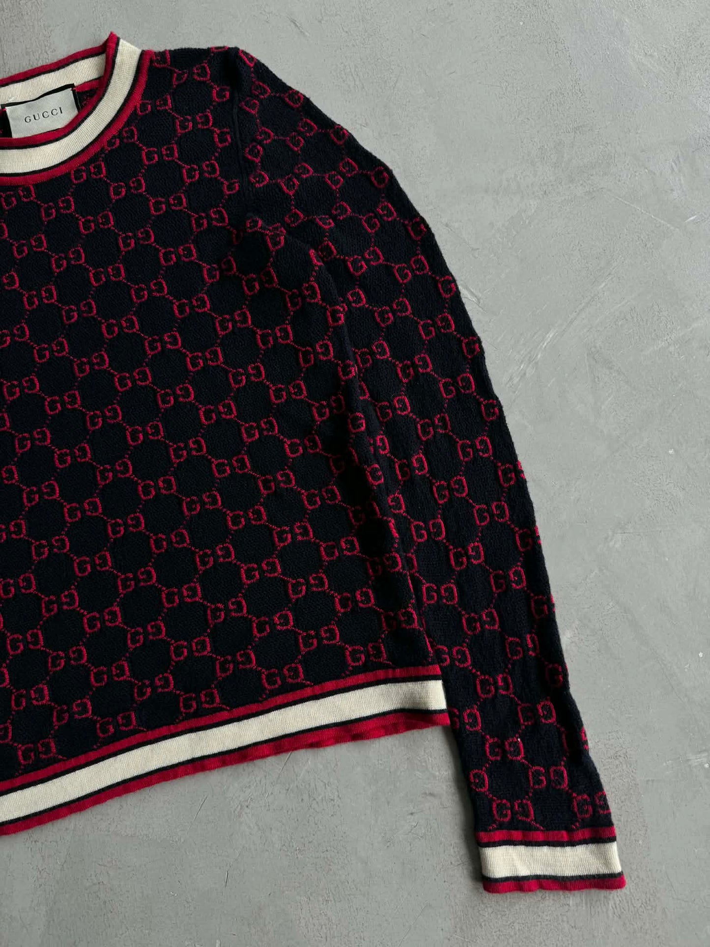 Gucci All Over Logo Pullover Crewneck