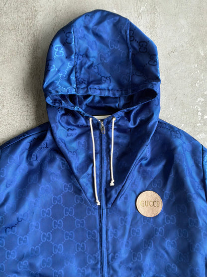 Gucci GG Blue Monogram Windbreaker