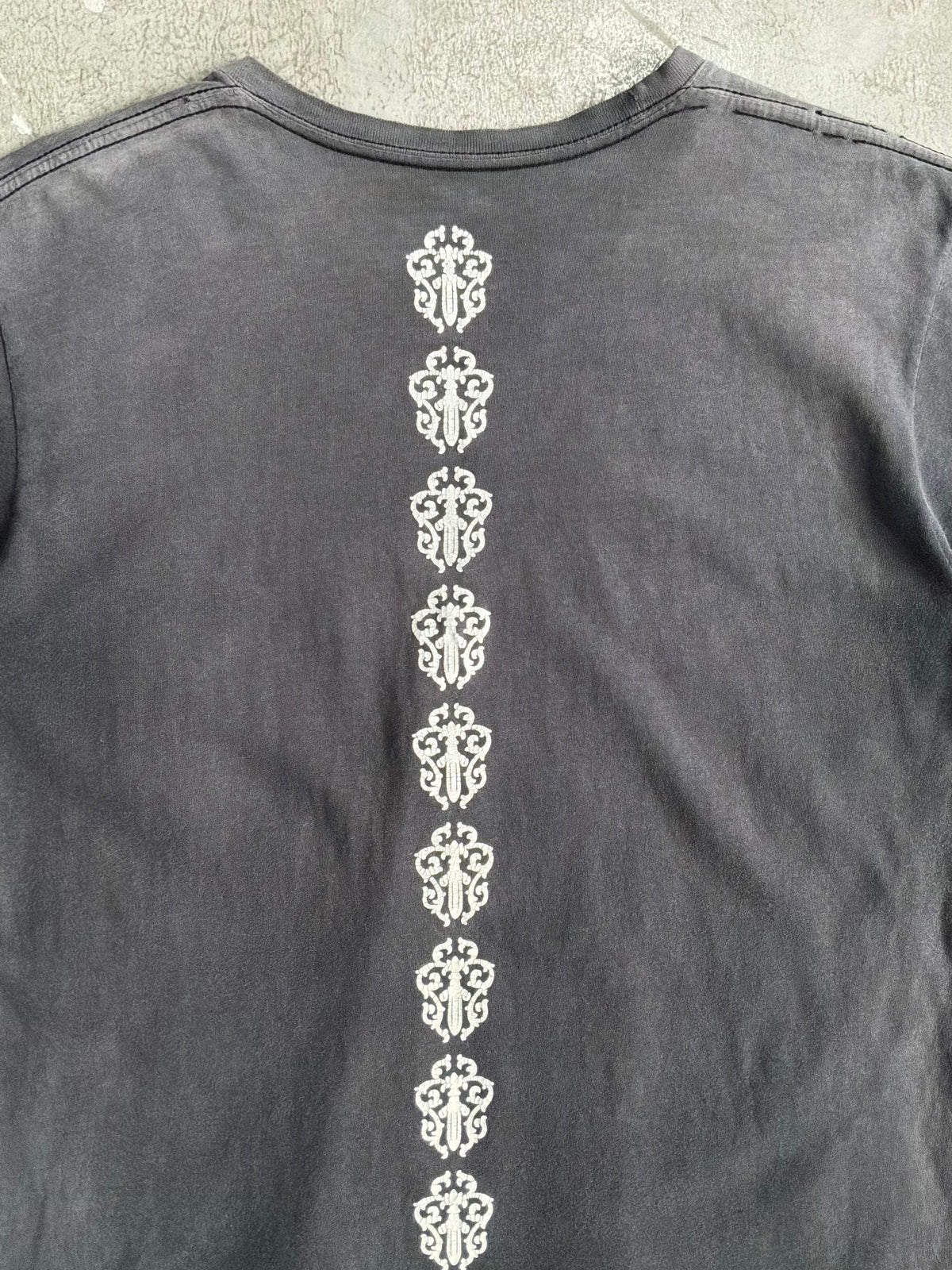 Chrome Hearts Vine Dagger Spine Black Tee