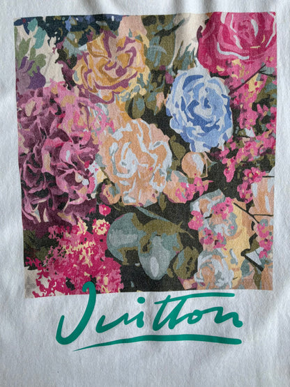 Louis Vuitton Virgil Abloh Graffiti Floral Tee