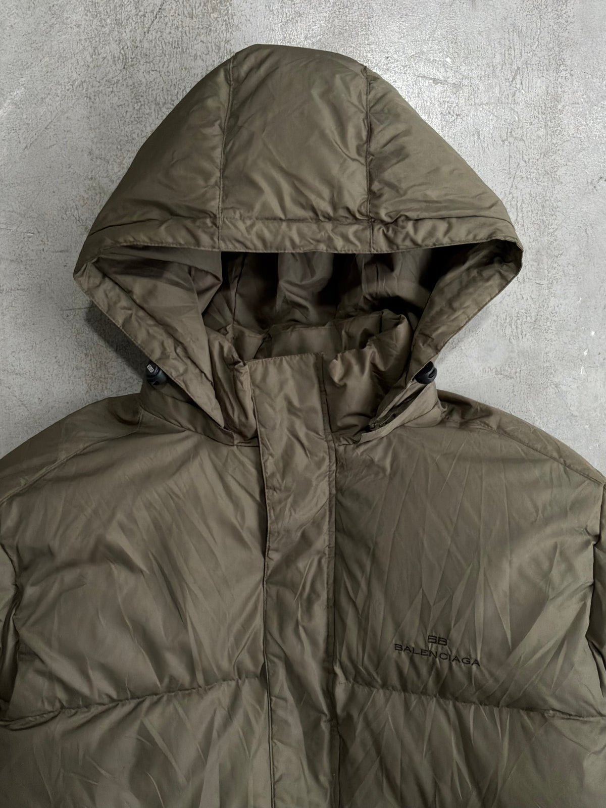 Balenciaga Vintage Green Puffer Jacket