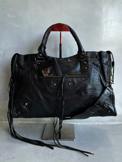 Balenciaga Classic City Black On Brass