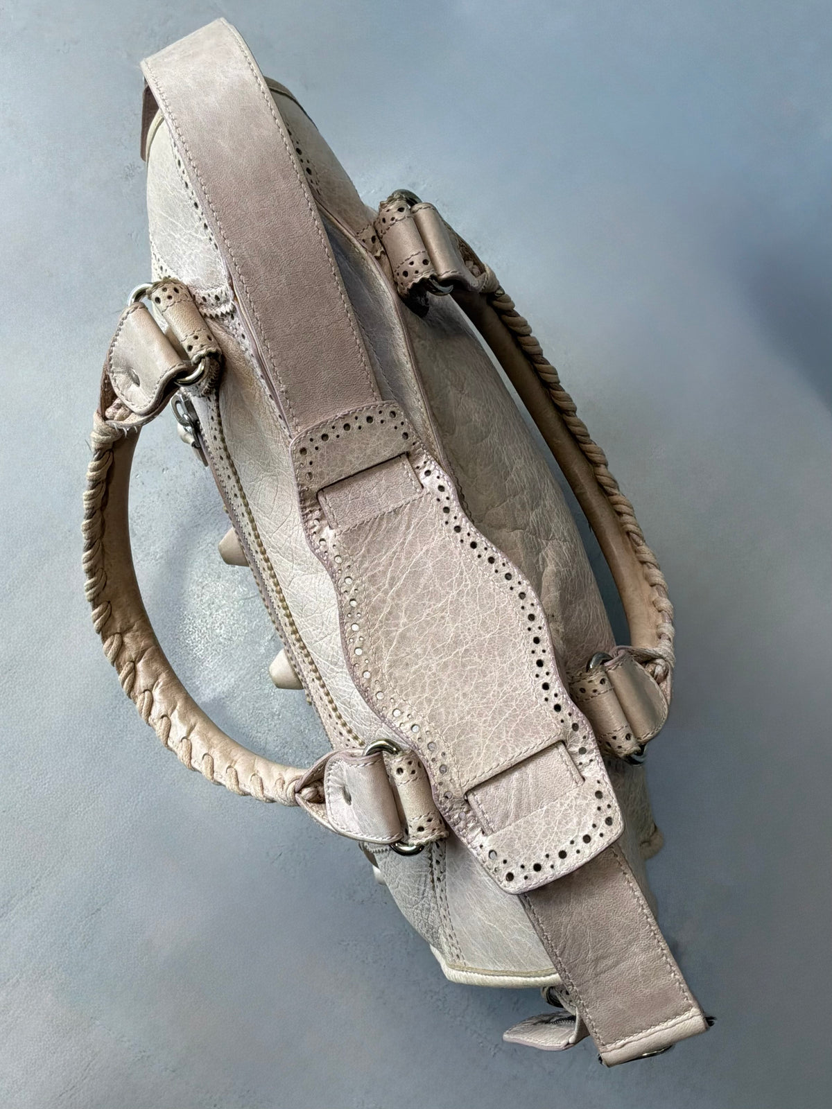 Balenciaga Classic City Light Pink on Brouges Lambskin Bag