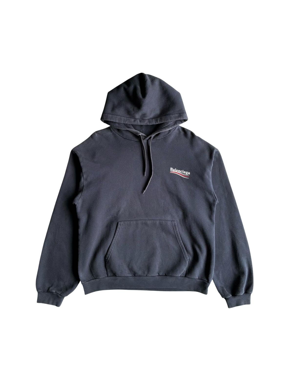 Balenciaga Political Campaign Navy Hoodie