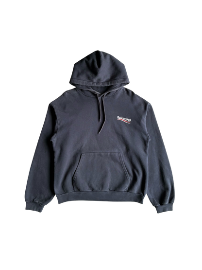 Balenciaga Political Campaign Navy Hoodie