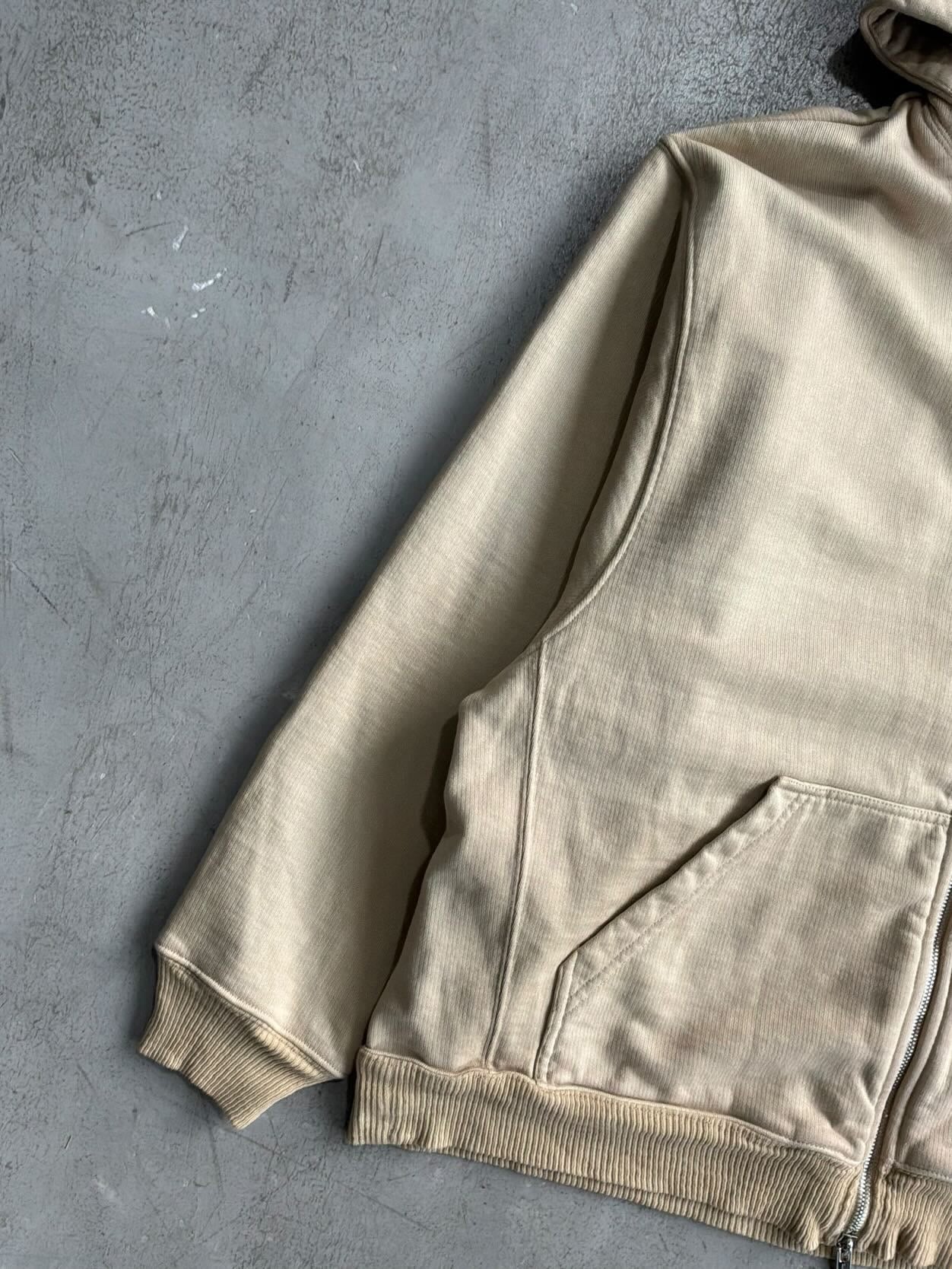 Miu Miu Chest Logo Zip Hoodie