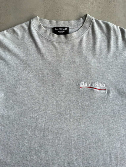 Balenciaga Political Campaign Embroidered Tee