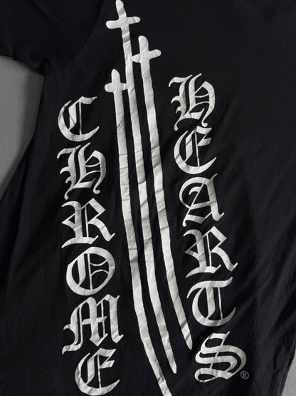 Chrome Hearts Triple Sword Logo Tee