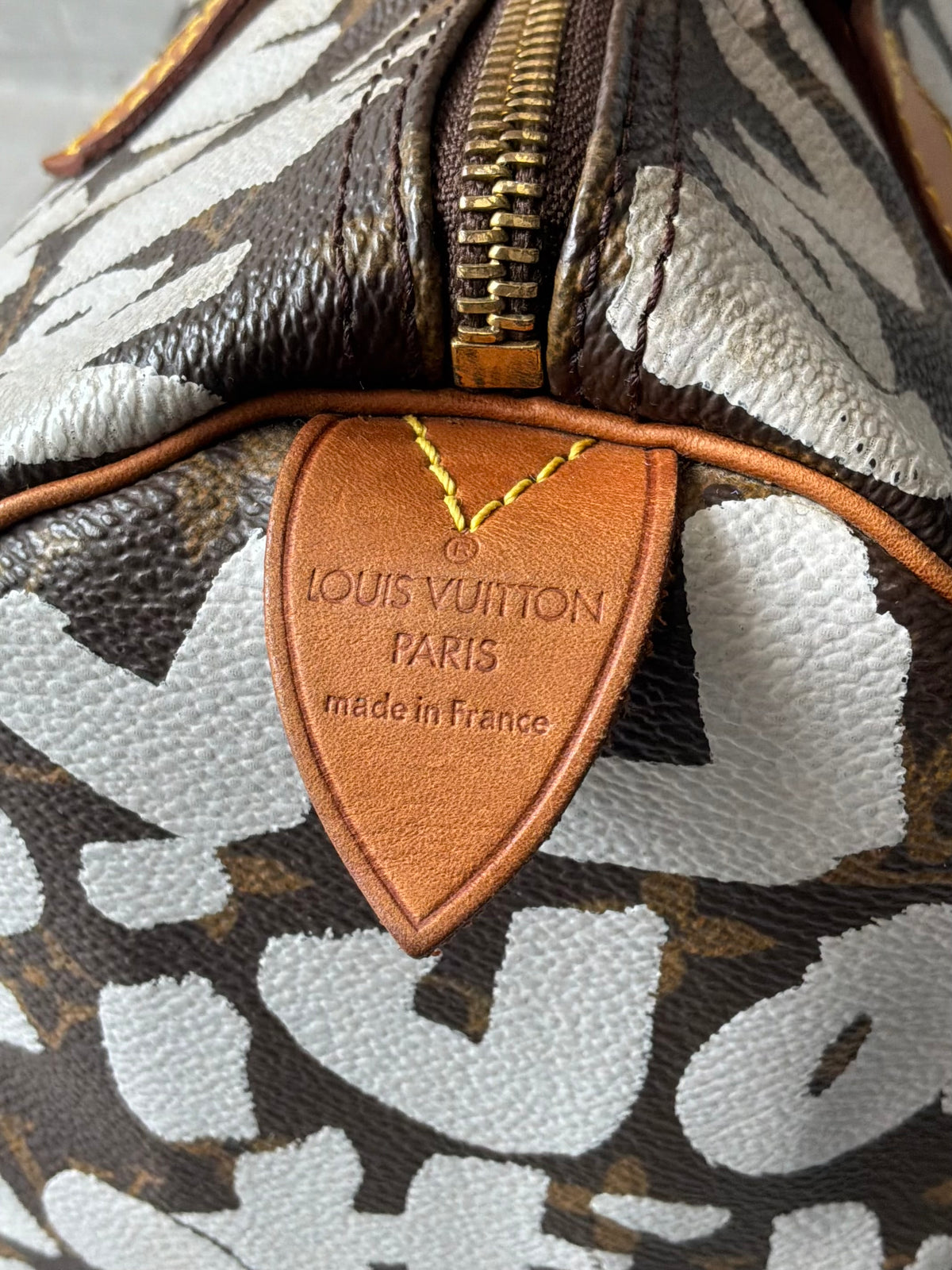 Louis Vuitton x Stephen Sprouse White Graffiti Speedy 30 Bag
