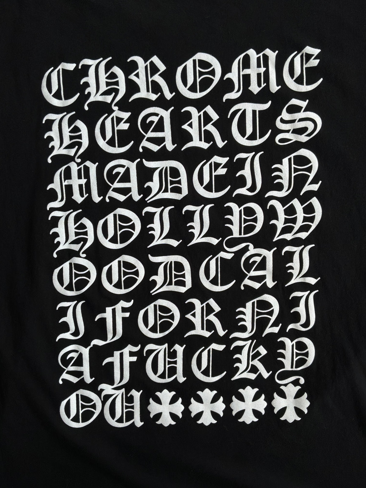 Chrome Hearts Eyechart Tee