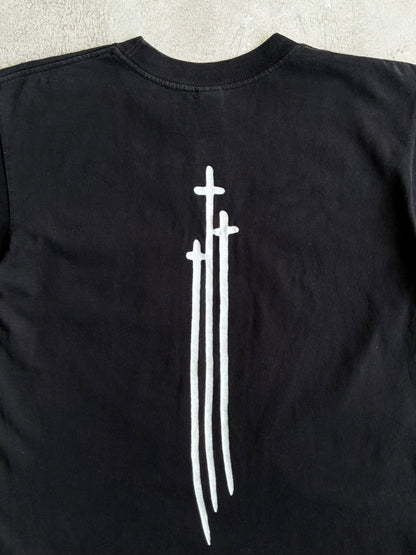 2000s Chrome Hearts Cemetery Sword Black Tee
