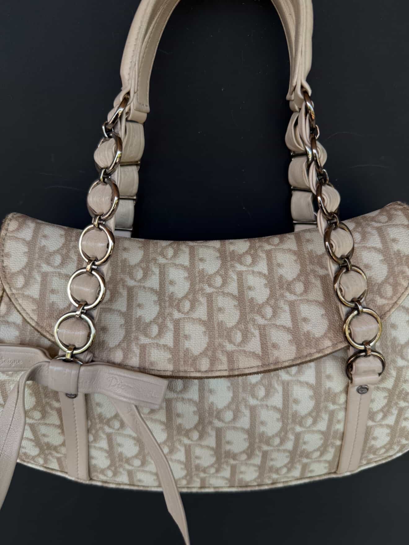 Dior Vintage Romatique Monogram Handbag