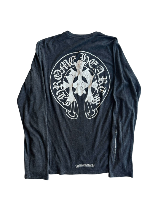 Chrome Hearts Henley ‘Triple Cross’ Longsleeves