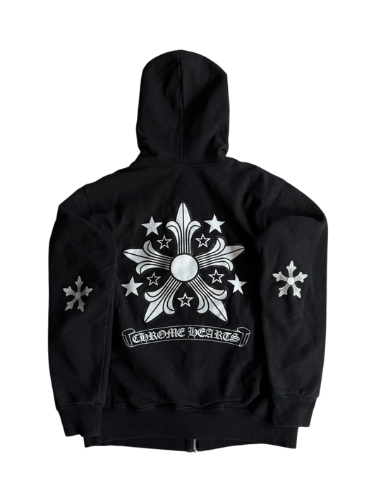 Chrome Hearts ‘Star Logo’ Thermal Zip Hoodie