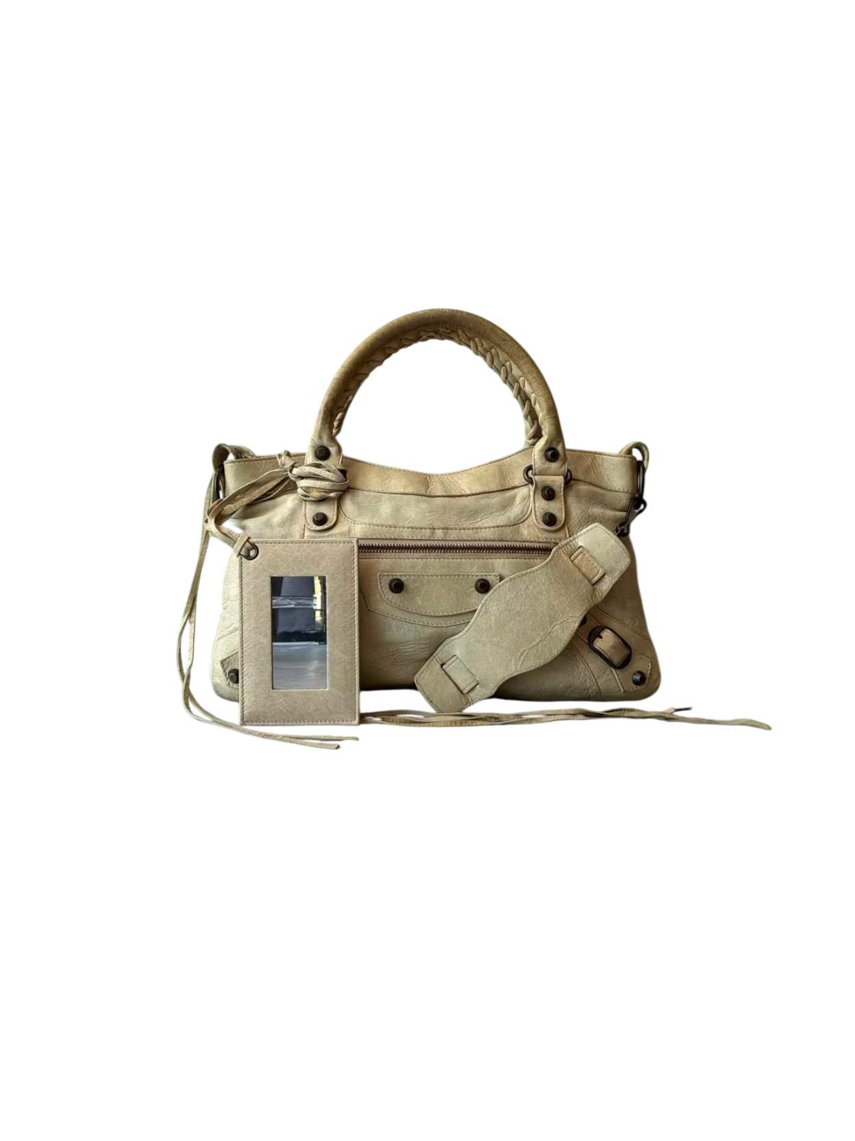 Balenciaga Le First Cream Lambskim Bag